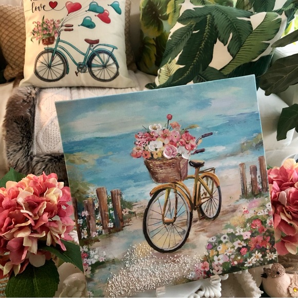 NIP Sweet Bicycle Beach Walk Canvas - Picture 2 of 6